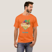 Santo Domingo Caribbean Dominicaanse Republiek Ret T-shirt (Voorkant volledig)