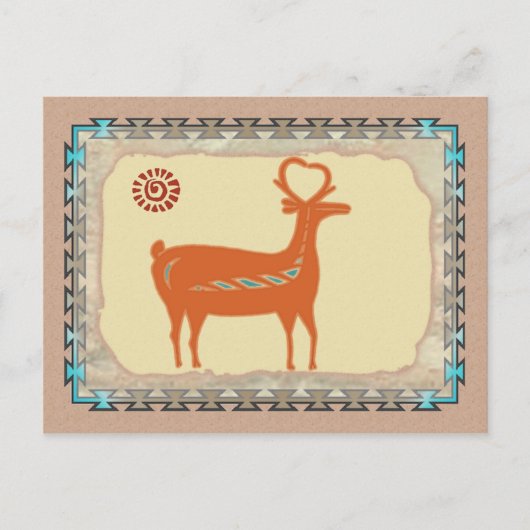 Santo Domingo Deer Briefkaart (Voorkant)