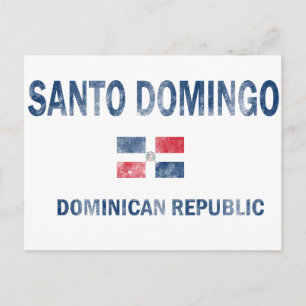 Santo Domingo Dominicaanse Republiek Design Briefkaart
