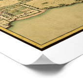 Santo Domingo Dominican Map 1805 Poster (Hoek)