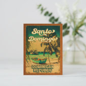 Santo Domingo Dominican Republic - Retro Souvenirs Briefkaart (Staand voorkant)