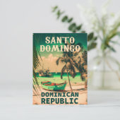 Santo Domingo Dominican Republic - Retro Souvenirs Briefkaart (Staand voorkant)