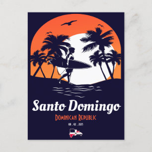 Santo Domingo Dominican Republic - Retro Souvenirs Briefkaart