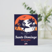 Santo Domingo Dominican Republic - Retro Souvenirs Briefkaart (Staand voorkant)