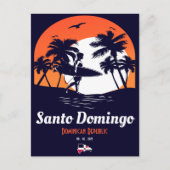 Santo Domingo Dominican Republic - Retro Souvenirs Briefkaart (Voorkant)