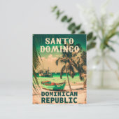 Santo Domingo Dominican Republic - Retro Souvenirs Kaart (Staand voorkant)