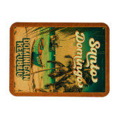 Santo Domingo Dominican Republic - Retro Souvenirs Magneet (Horizontaal)