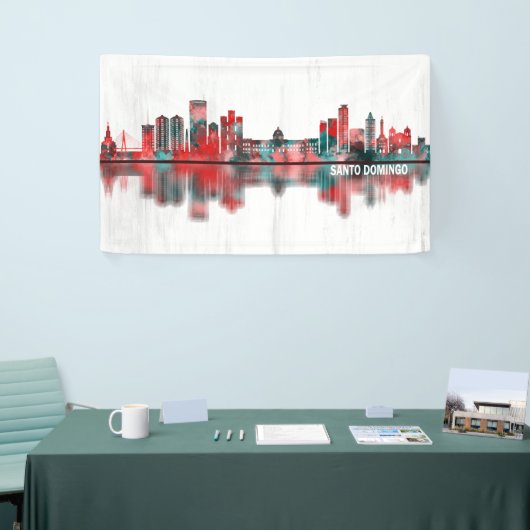 Santo Domingo Dominican Republic Skyline Spandoek (Beurs)
