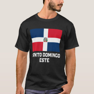Santo Domingo Este Dominicaanse Republiek Emblem E T-shirt
