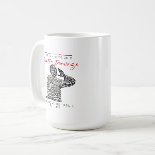 Santo Domingo Koffiemok (Voorkant links)