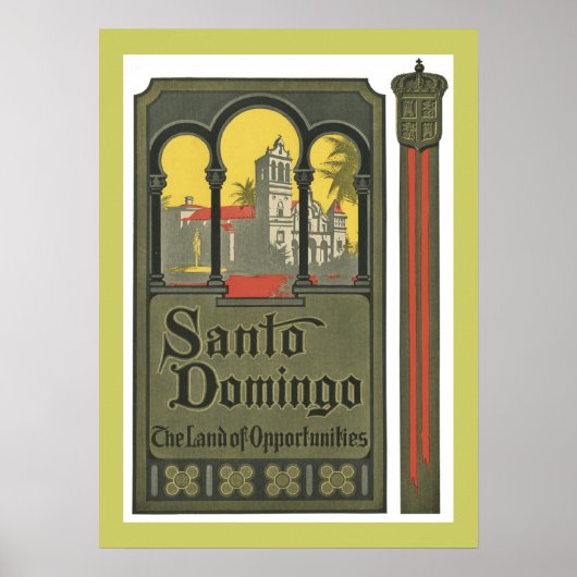 Santo Domingo (tan) Poster (Voorkant)