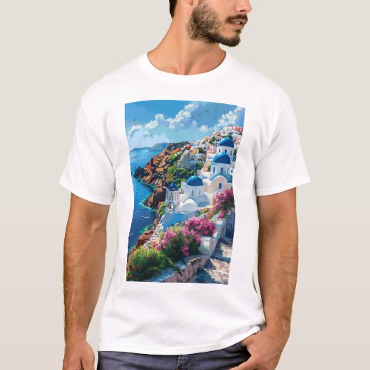 Santo Paint by Numbers T-Shirt - Unieke doe-het-ze (Voorkant)