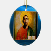 SANTOBAMA Blue Sapphire Keramisch Ornament (Rechts)