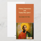 SANTOBAMA FEESTDAGENKAART (Voorkant / Achterkant)