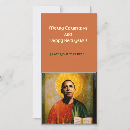 SANTOBAMA FEESTDAGENKAART (Voorkant)
