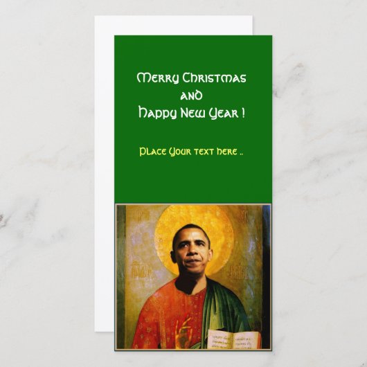 SANTOBAMA FEESTDAGENKAART (Voorkant / Achterkant)