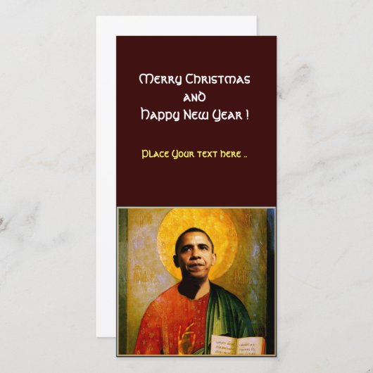 SANTOBAMA FEESTDAGENKAART (Voorkant / Achterkant)