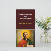 SANTOBAMA FEESTDAGENKAART (Staand voorkant)