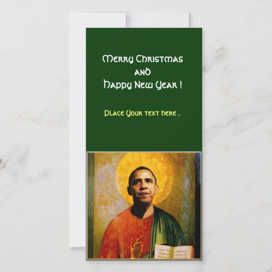 SANTOBAMA FEESTDAGENKAART (Voorkant)