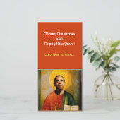 SANTOBAMA FEESTDAGENKAART (Staand voorkant)