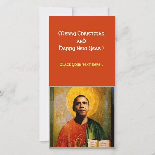 SANTOBAMA FEESTDAGENKAART (Voorkant)