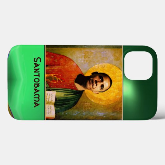 SANTOBAMA Green Case-Mate iPhone Case (Achterkant (horizontaal))