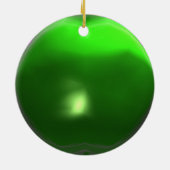 SANTOBAMA Green Emerald Keramisch Ornament (Achterkant)