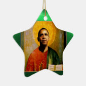 SANTOBAMA Green Jade Star Keramisch Ornament (Rechts)