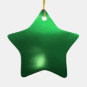 SANTOBAMA Green Jade Star Keramisch Ornament (Achterkant)