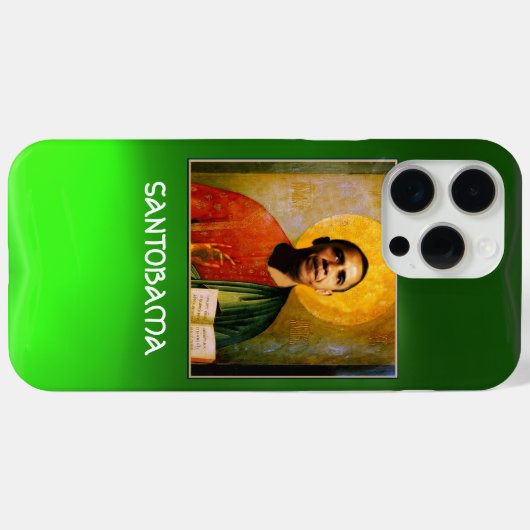 SANTOBAMA-groen Case-Mate iPhone Case (Achterkant (horizontaal))