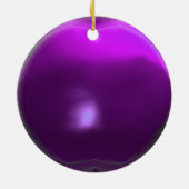 SANTOBAMA Paarse Amethyst Keramisch Ornament (Achterkant)