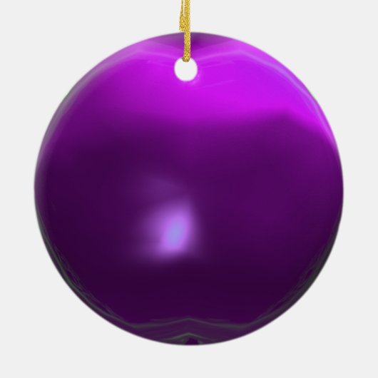 SANTOBAMA Paarse Amethyst Keramisch Ornament (Achterkant)