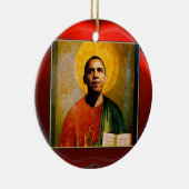 SANTOBAMA Red Ruby Keramisch Ornament (Rechts)
