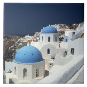 Santoirini Island Greece Ceramic Tegel Tegeltje