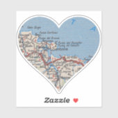 Santoña Spanje Map Sticker (Vel)