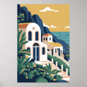 Santorin Island Poster (Voorkant)