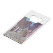 Santorini2 Creditkaart Flessenopener (Achterkant Gekanteld)