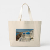 Santorini 1 grote canvas tas (Achterkant)