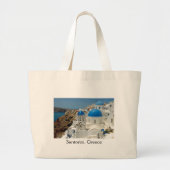 Santorini 1 grote tote bag (Voorkant)