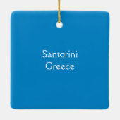 Santorini 1 keramisch ornament (Achterkant)