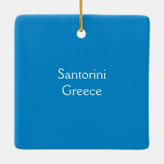 Santorini 1 keramisch ornament (Achterkant)