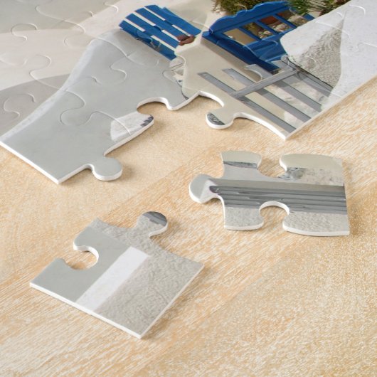 Santorini 1 legpuzzel (Zijkant)