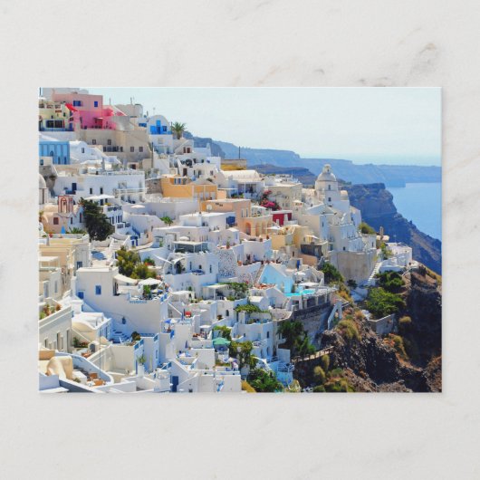 Santorini 2 Briefkaart (Voorkant)