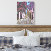 Santorini 2, Griekenland canvas Afdruk (Insitu (Slaapkamer))