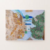 Santorini 2 Griekenland puzzel (Horizontaal)