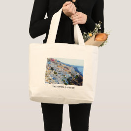 Santorini 2 grote tote bag