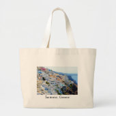 Santorini 2 grote tote bag (Voorkant)