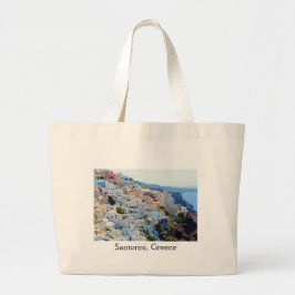 Santorini 2 grote tote bag
