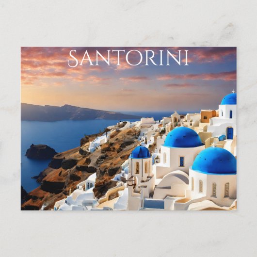 Santorini (6) briefkaart (Voorkant)