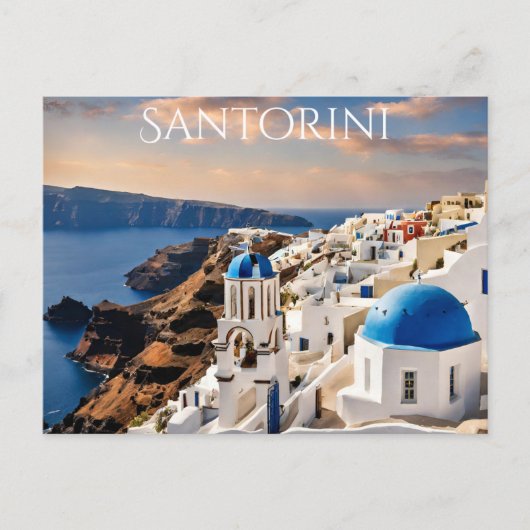 Santorini (8) briefkaart (Voorkant)